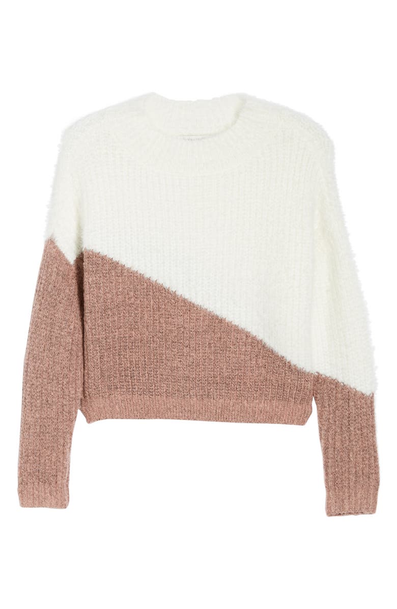 Bishop + Young Diagonal Colorblock Sweater, Alternate, color, 