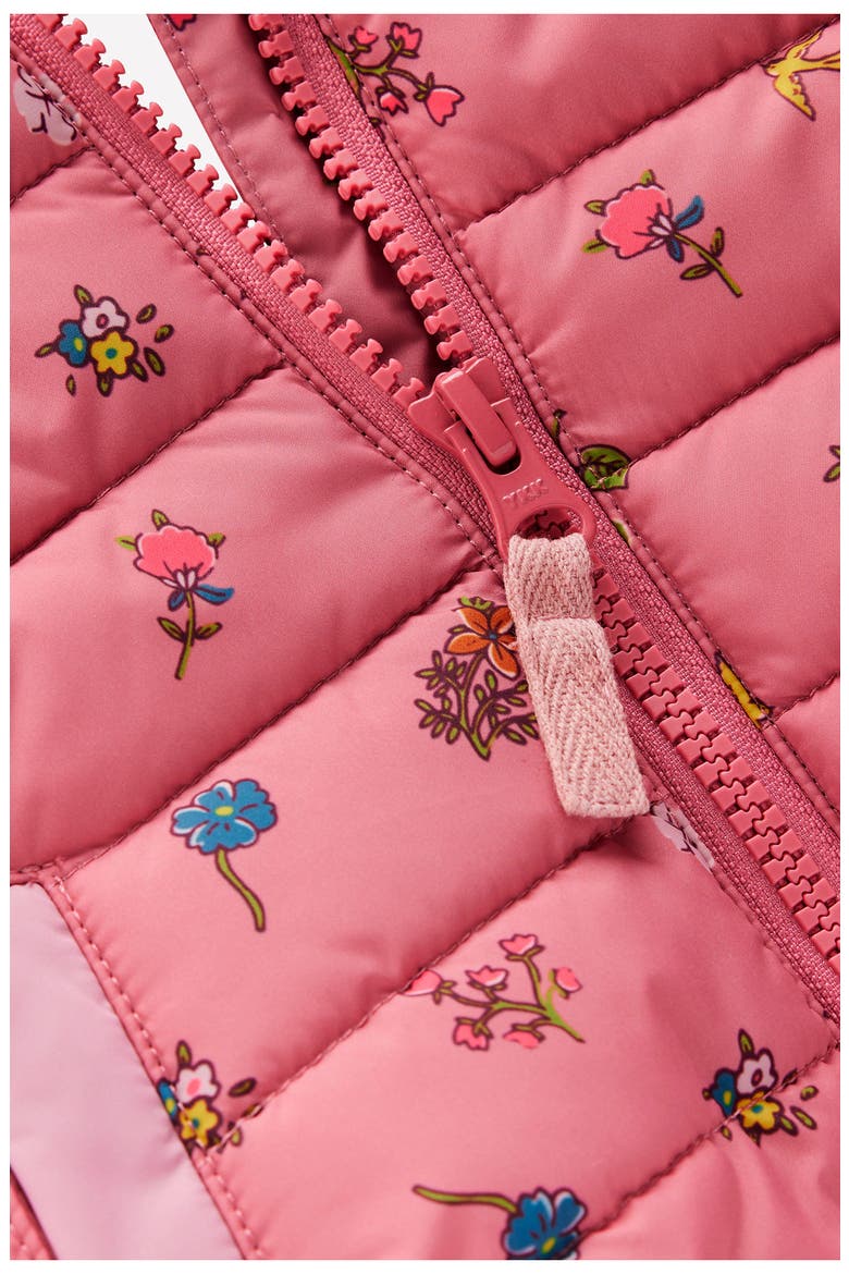 Kids' Cosy Lined Puffer Jacket, Alternate, color, PINK SPACED FLORAL
