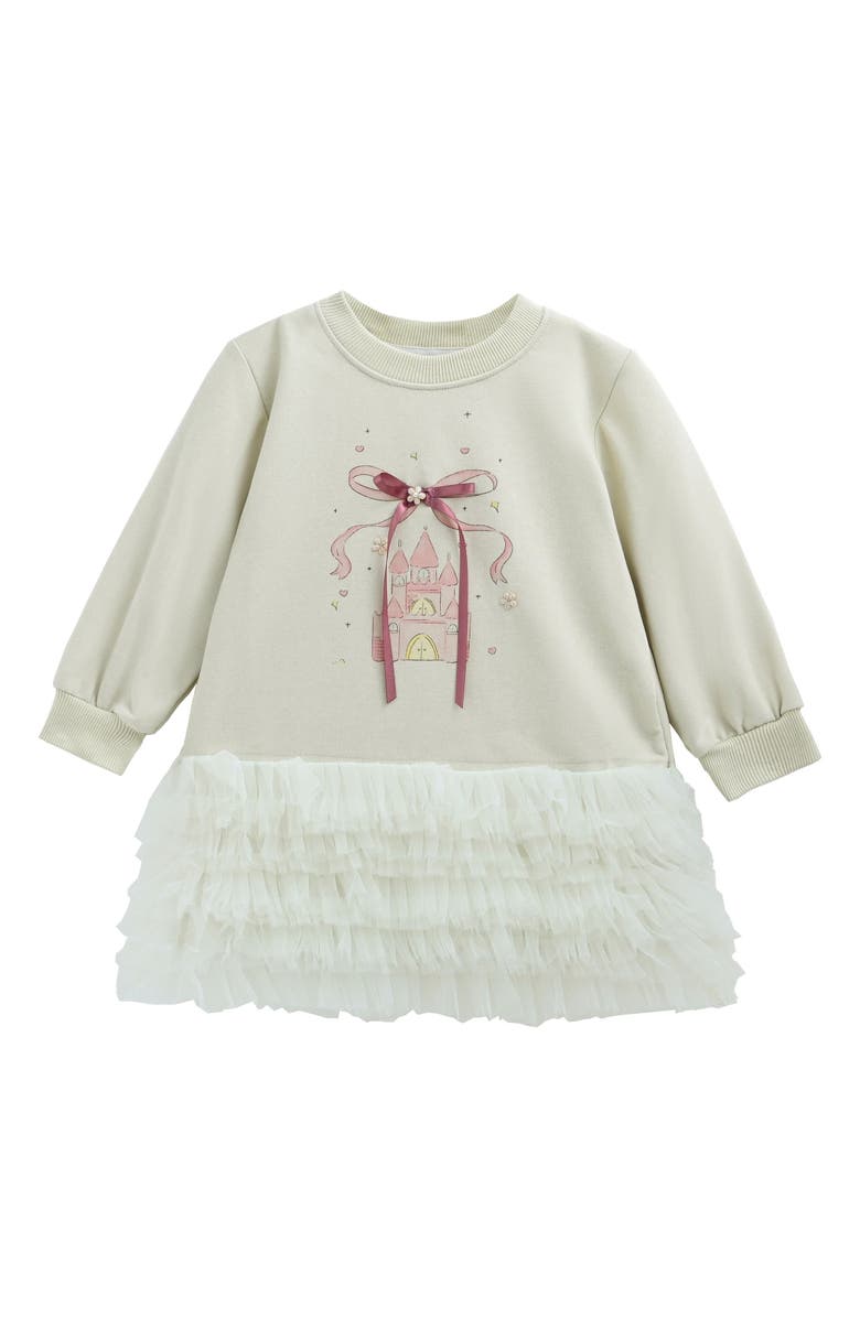Mimi Tutu Ruffle Ribbon Dress, Alternate, color, Mist