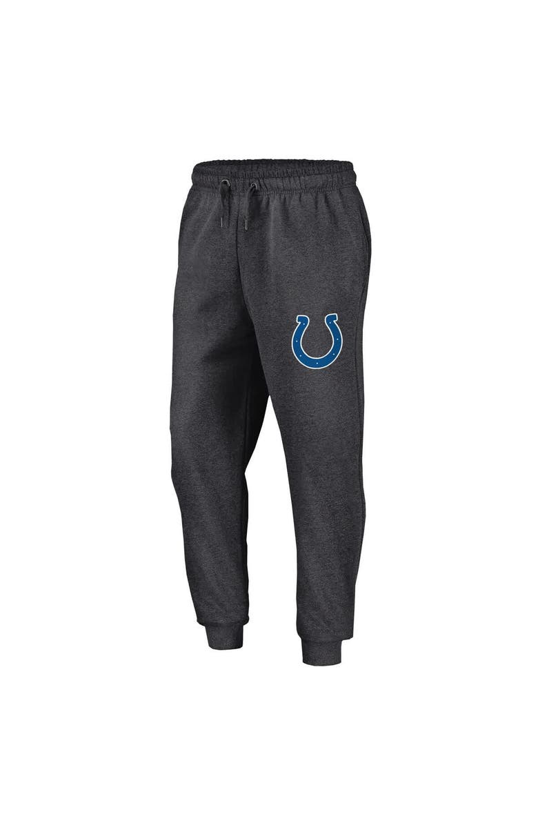 FANATICS Men's Fanatics Heather Charcoal Indianapolis Colts Boost Fleece Joggers, Alternate, color, Heather Charcoal