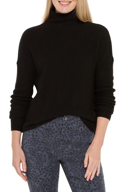 Waffle Stitch Tuck Sweater