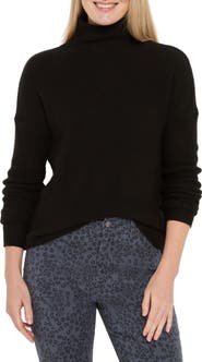NIC+ZOE Waffle Stitch Tuck Sweater