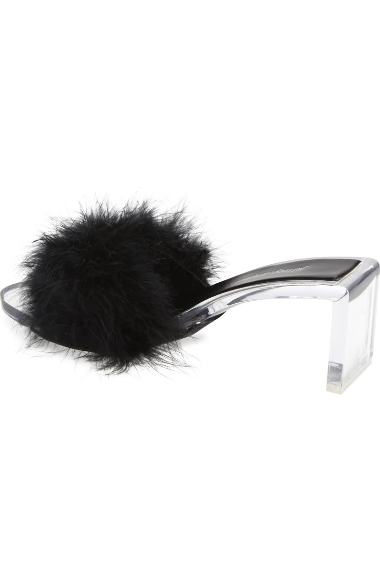 Jeffrey Campbell Luxuries Feather Sandal, Alternate, color,