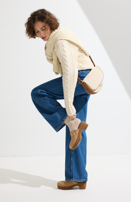 Rothys Rothy's The Saddle Bag In Flat White