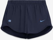 Nike Women's Nike Navy North Carolina Tar Heels Tempo Mid-Rise Dri-FIT Shorts