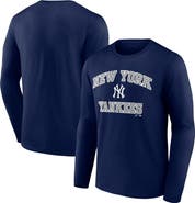 Logo Athletic Men's Logo Athletic Navy New York Yankees Heart & Soul Long Sleeve T-Shirt