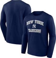 Logo Athletic Men's Logo Athletic Navy New York Yankees Heart & Soul Long Sleeve T-Shirt