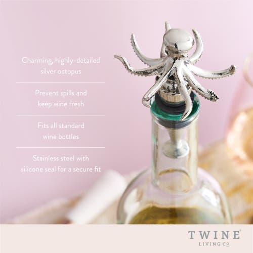 Twine Octopus Bottle Stopper
