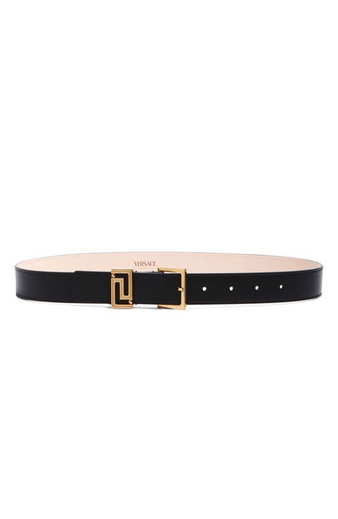 Greca Goddess Leather Belt