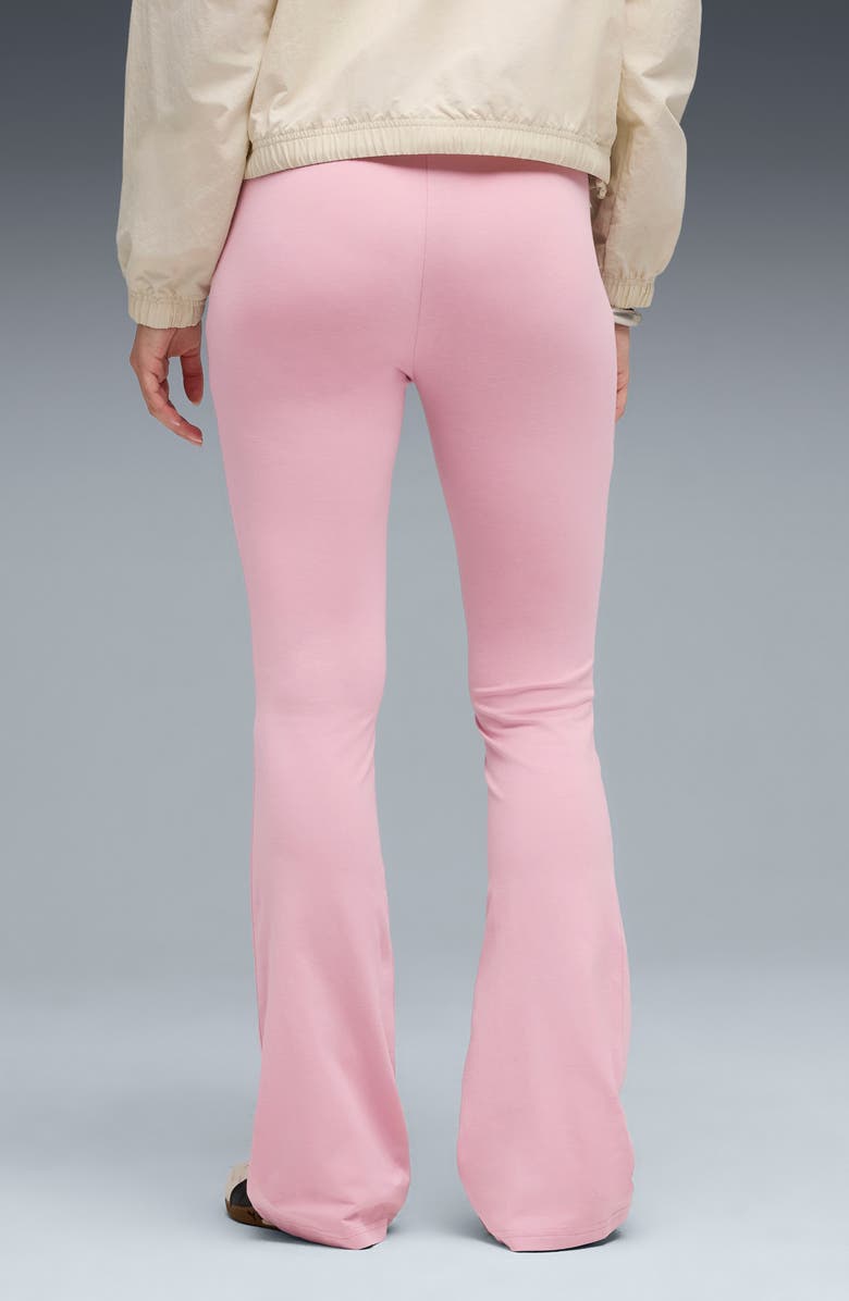 PUMA Essential High Waist Flare Leg Pants, Alternate, color, Poised Pink