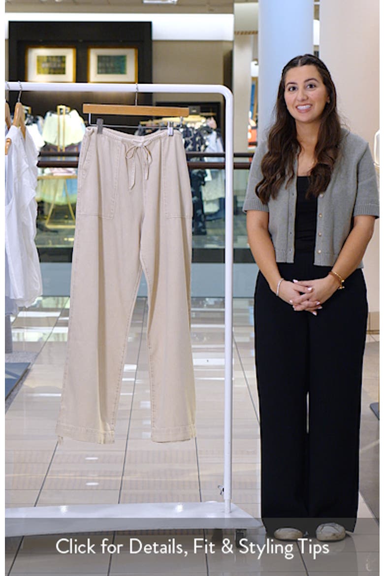 Claire Cotton Blend Wide Leg Pants video