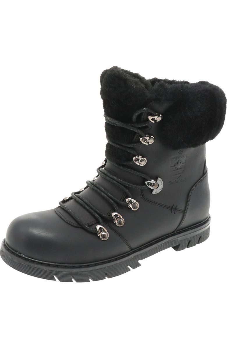 Royal Canadian Stratford Genuine Shearling Cuff Waterproof Boot, Alternate, color,