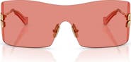 Miu Miu 144mm Oversize Shield Sunglasses