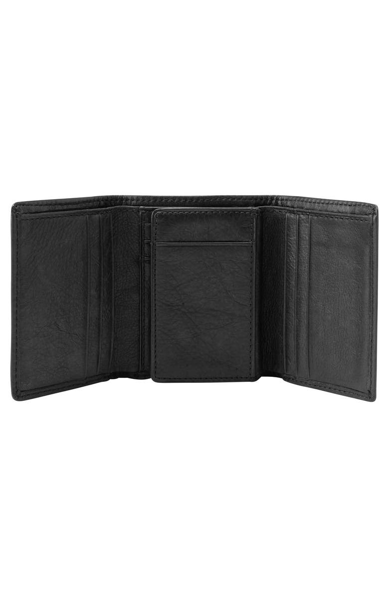 Fossil 'Ingram' Leather Trifold Wallet, Alternate, color, 