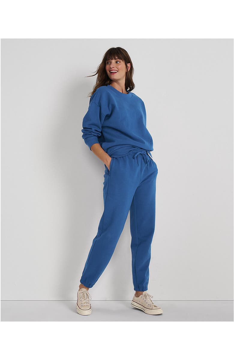 Lands' End Serious Sweats High Rise Jogger Pants, Alternate, color, 