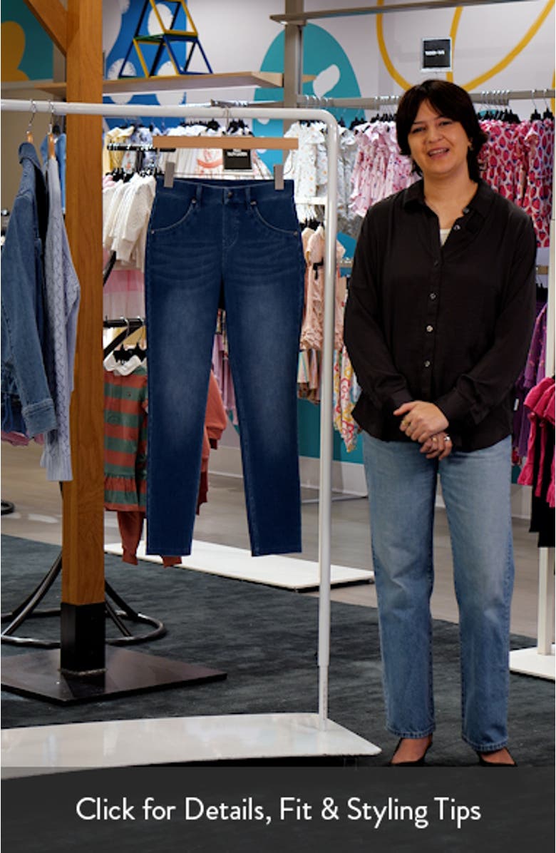 Ultra Ultrasoft High Rise Denim Skimmer Leggings, sales video thumbnail