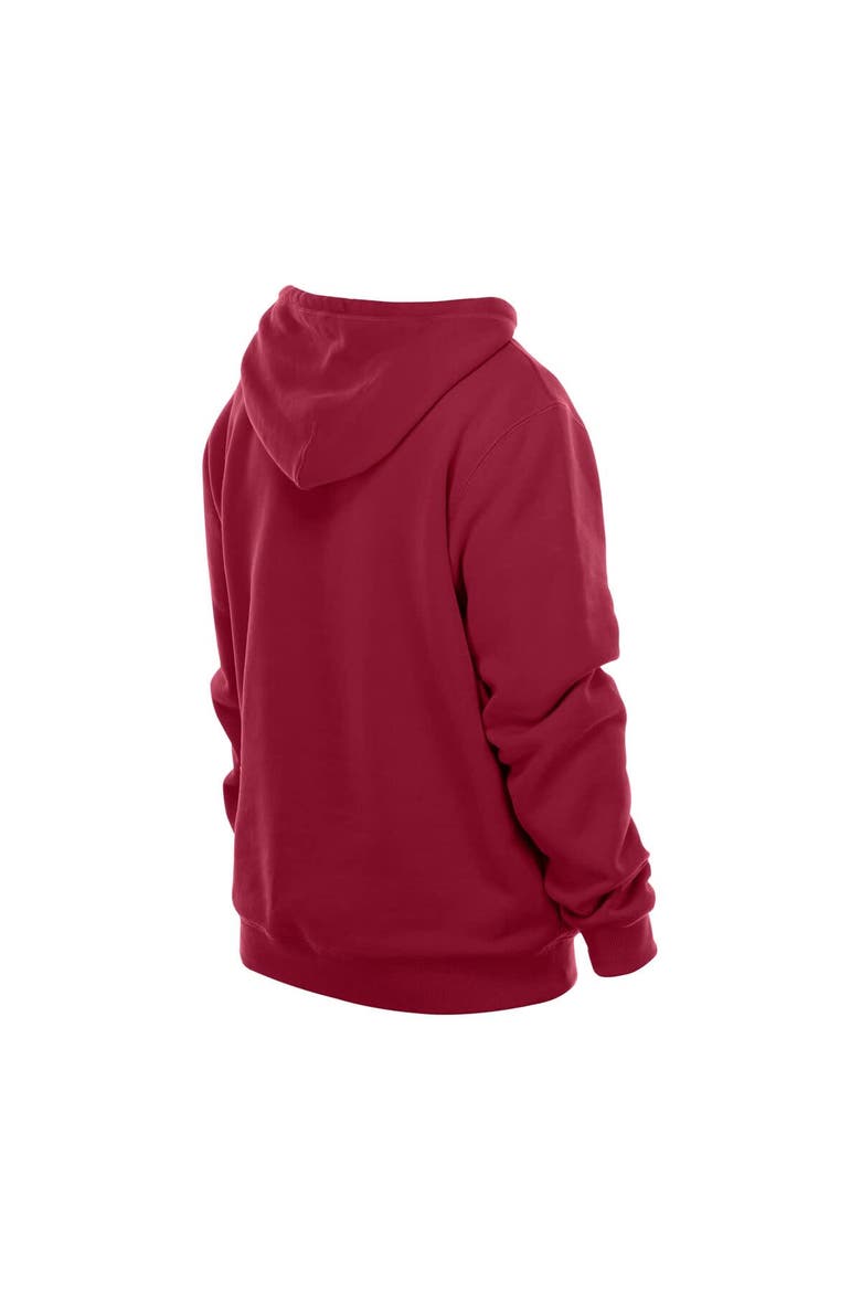 Men's New Era Burgundy Washington Commanders Combine Authentic Local State Throwback Hoodie, Alternate, color, Burgundy
