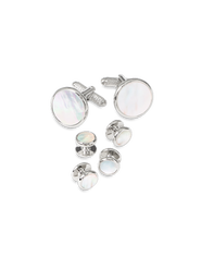 Paul Fredrick Mother Of Pearl Stud Set Cufflinks