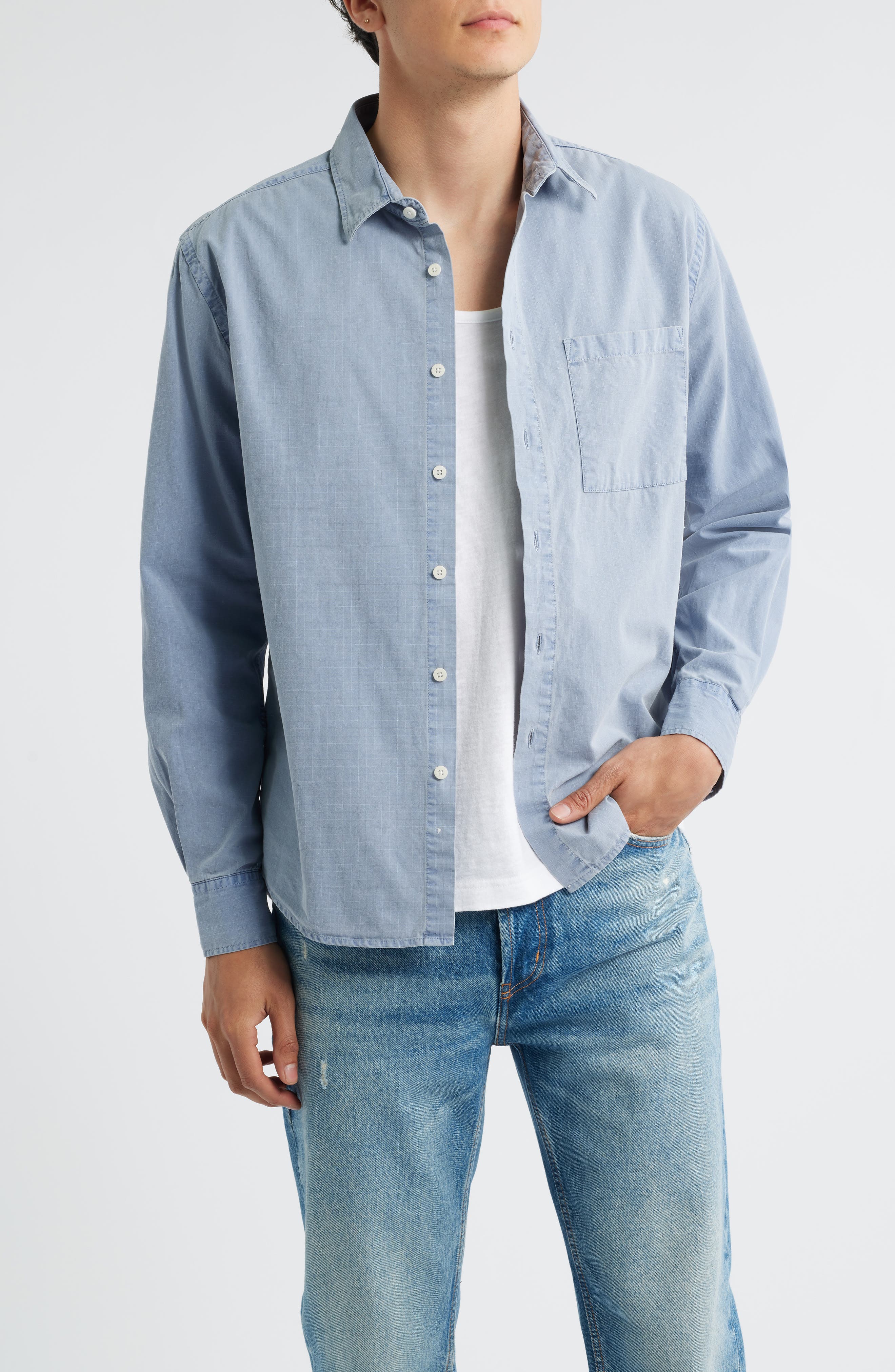 Pac Organic Cotton Button-Up Shirt - image 5