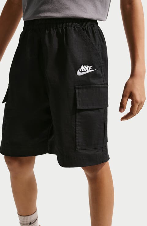 Kids' Sportswear Club Woven Cargo Shorts (Little Kid & Big Kid)