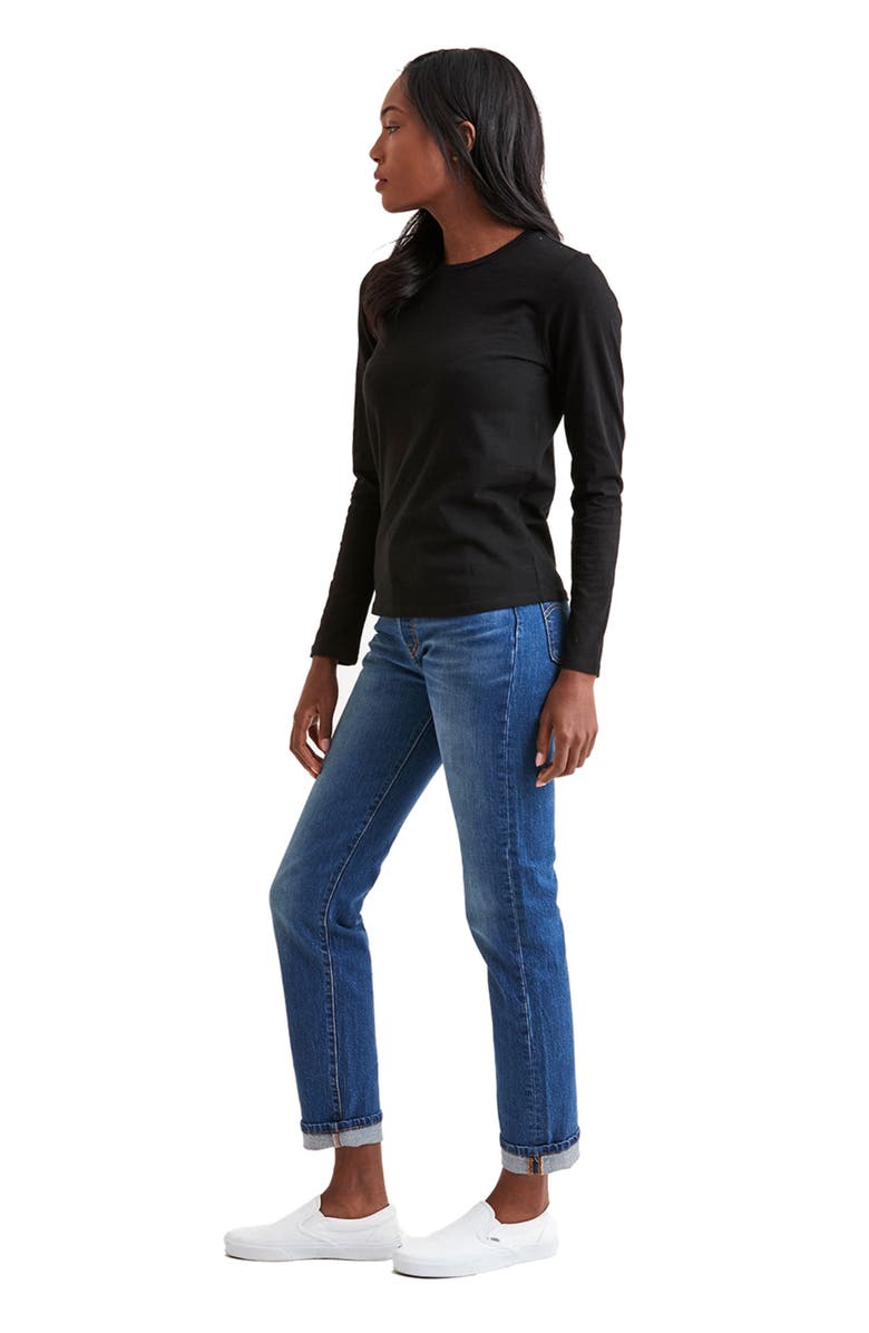 Goodlife Everyday Classics Long Sleeve Crewneck T-Shirt, Alternate, color, 