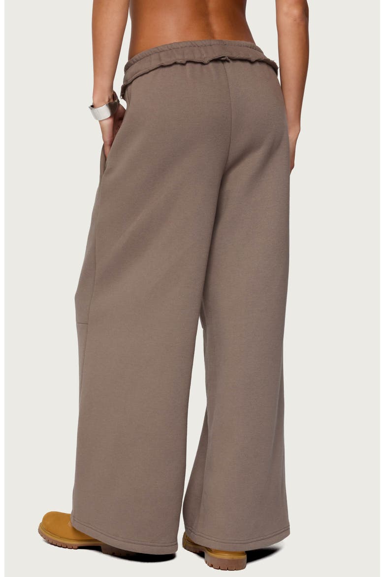 Kori Oversize Baggy Sweatpants, Alternate, color, BROWN