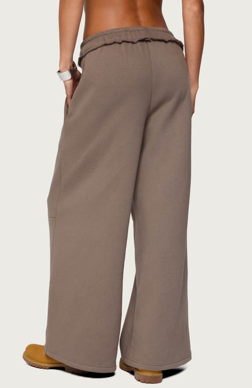Edikted Kori Oversize Baggy Sweatpants In Gray