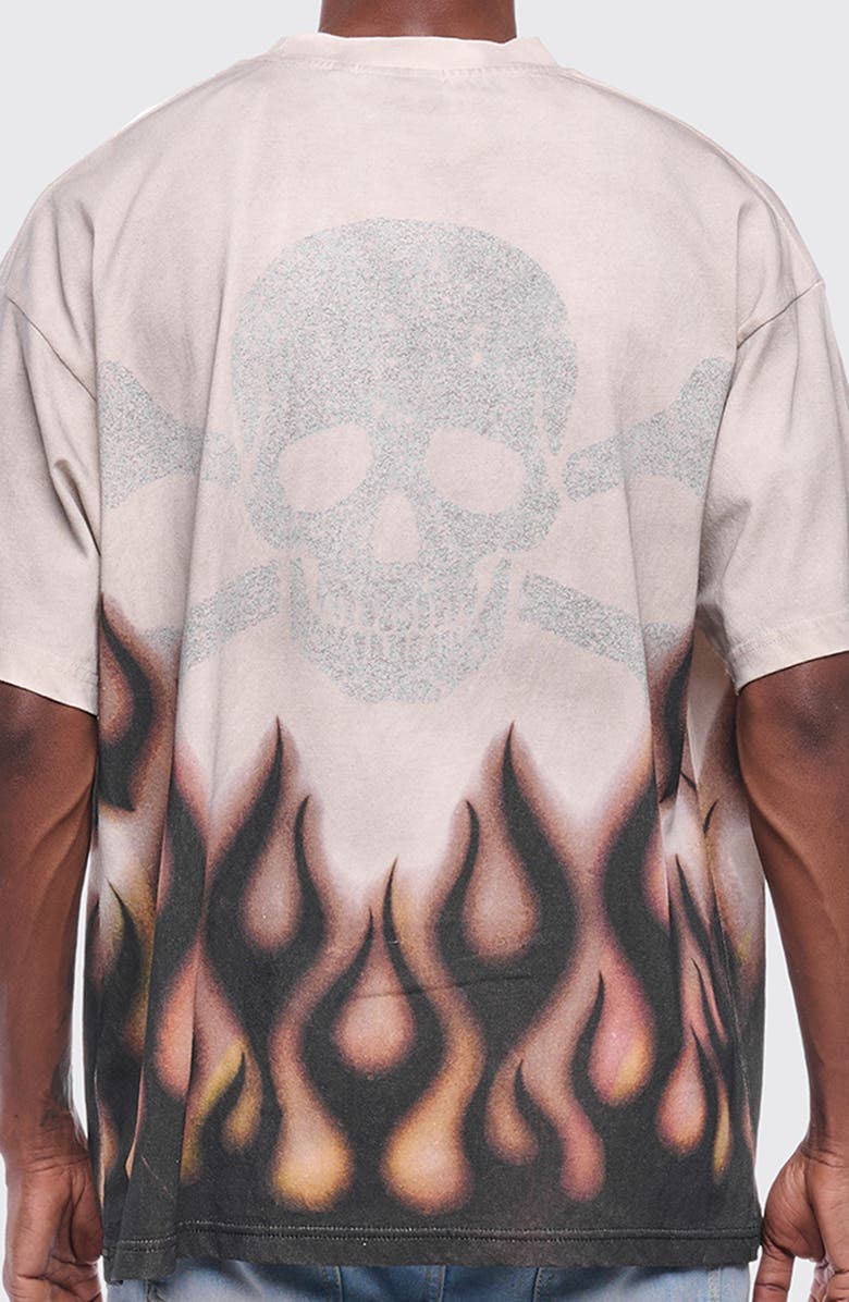 Rolling Loud Inferno Cotton Graphic T-Shirt, Alternate, color, Washed White