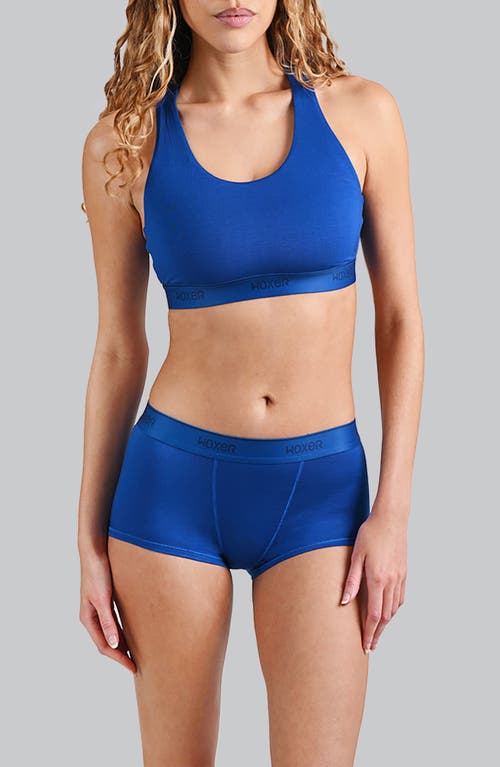 Woxer Bold Ultra-soft Boyshorts In Blue