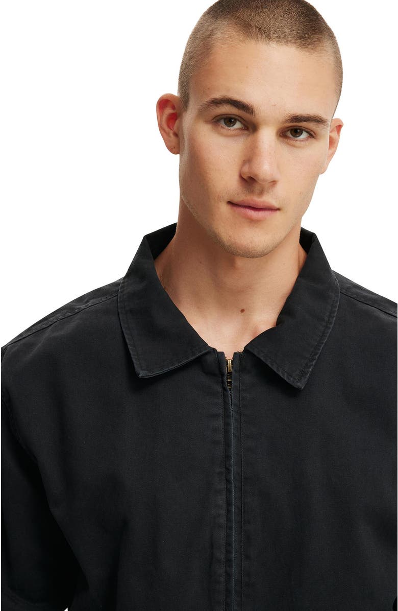Cotton On Men's Cropped Harrington Jacket, Alternate, color,