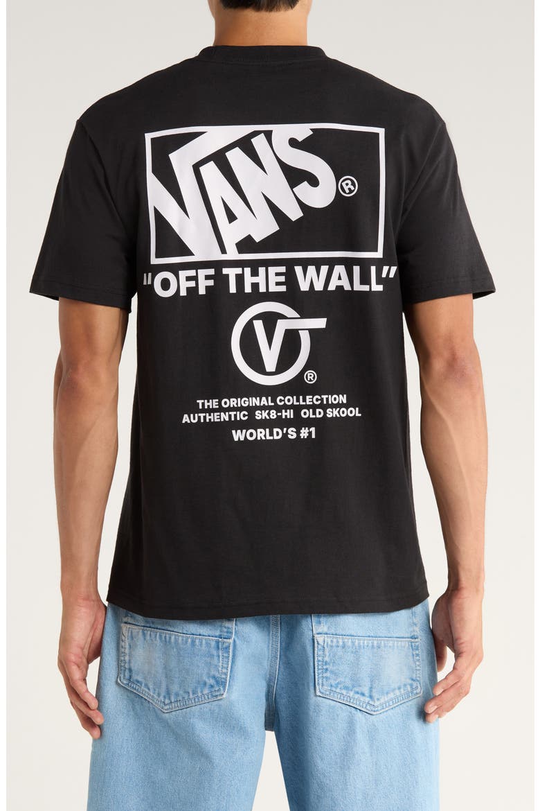 Stacked Hi Cotton Graphic T-Shirt, Alternate, color, BLACK