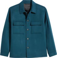 Theory Clyfford Wool & Cashmere Shirt Jacket