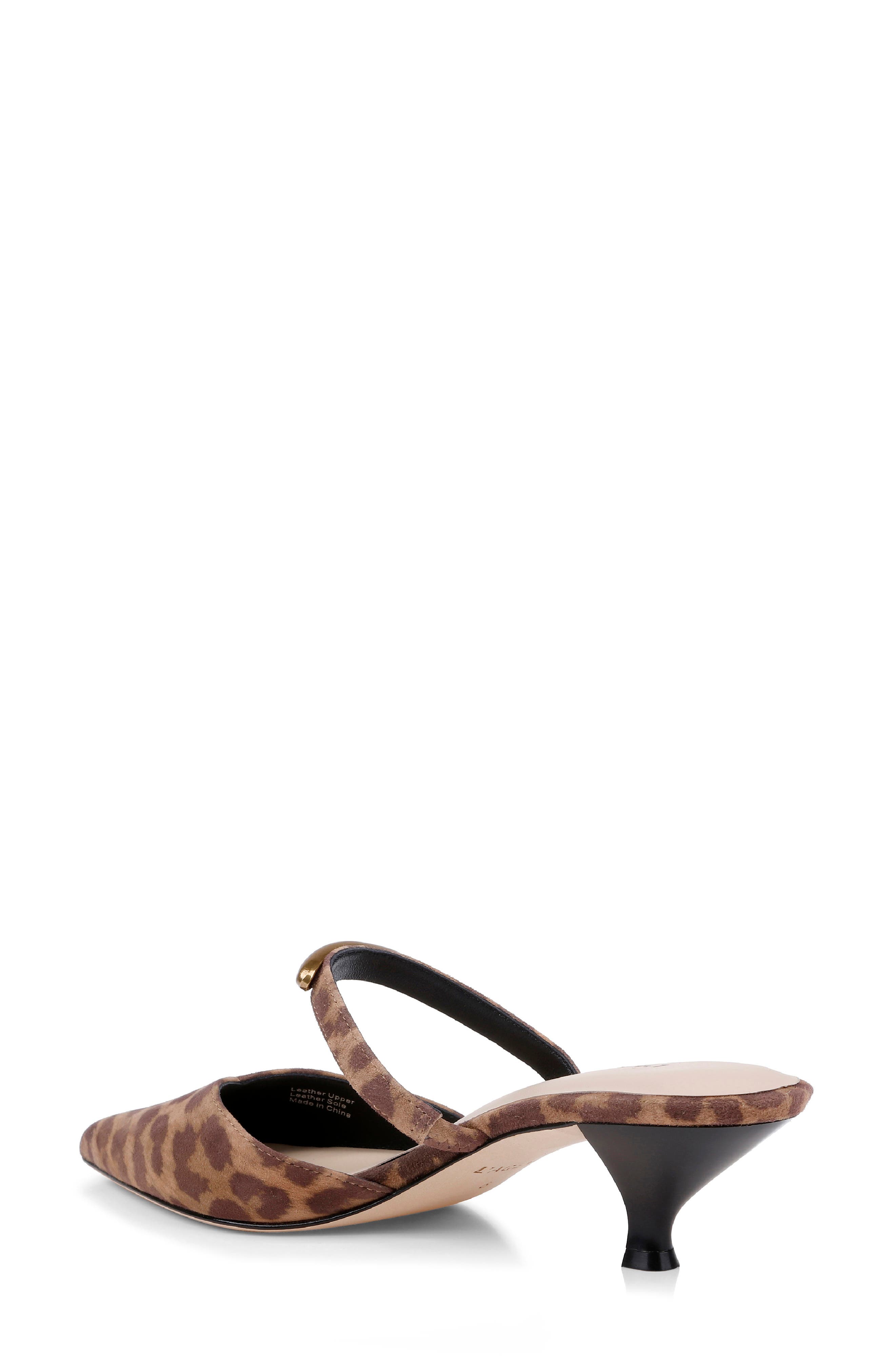 L'AGENCE Catania Mule, Alternate, color, Leopard Print Calf Hair