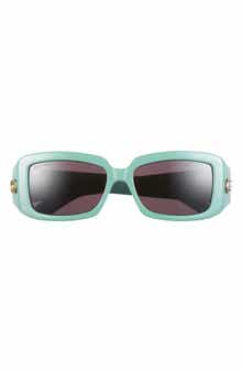 Gucci 54mm Rectangle Sunglasses