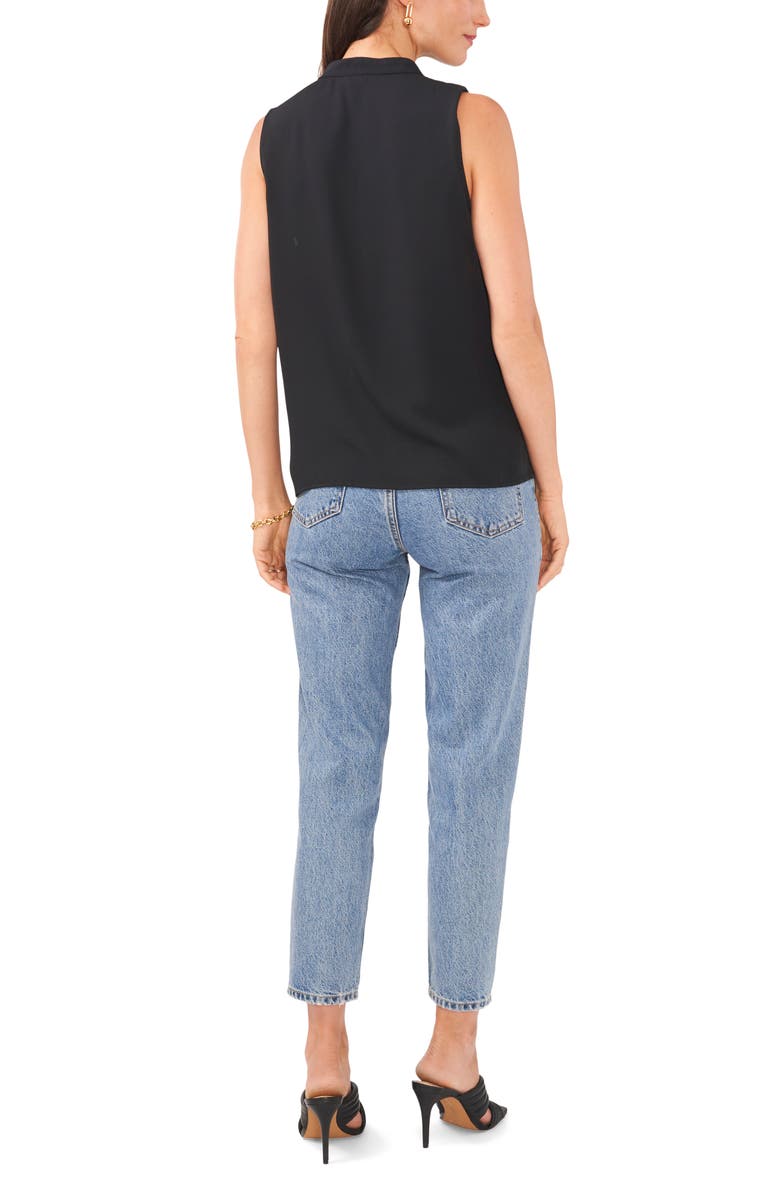 Vince Camuto V-Neck Sleeveless Blouse, Alternate, color,