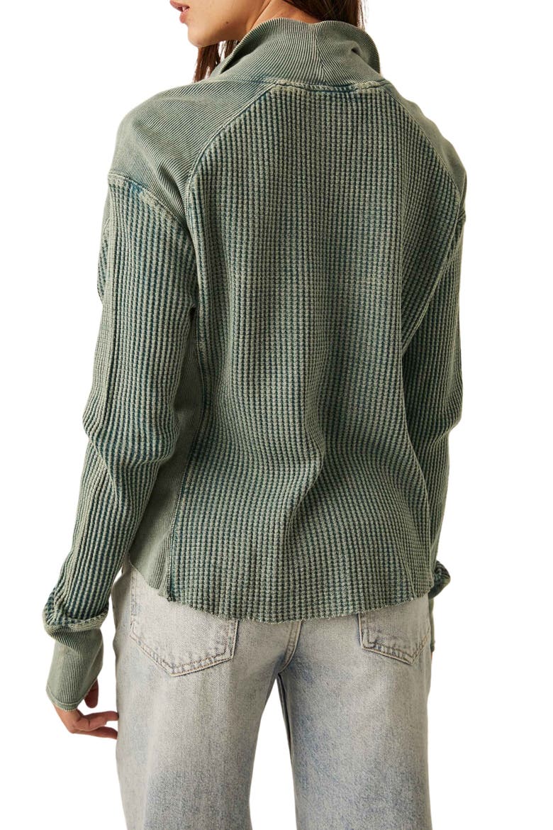 Ashton Half Zip Thermal Top, Alternate, color, DRIED PINE
