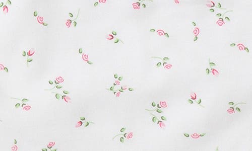 Kissy Kissy Garden Baby Receiving Blanket In White