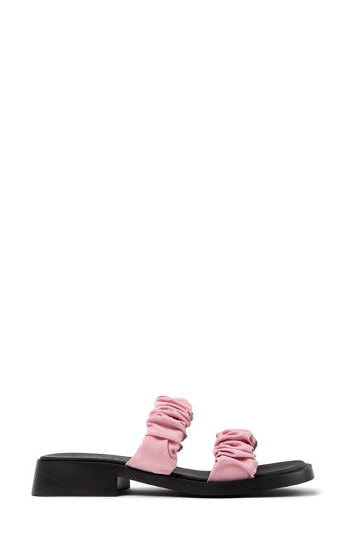 Camper Dana Slide Sandal In Medium Pink