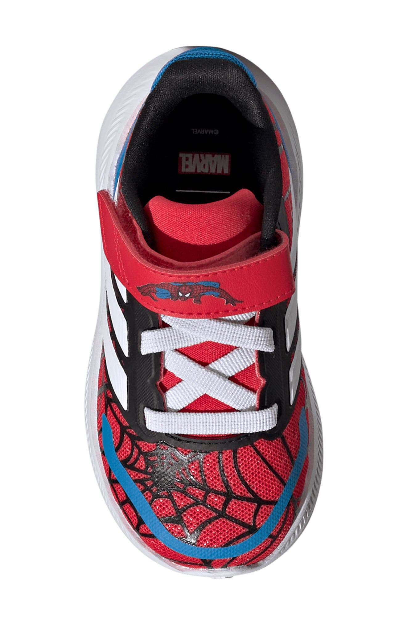 adidas Kids' Runfalcon x Marvel Spider-Man Sneaker, Alternate, color, Purrub/Ftw