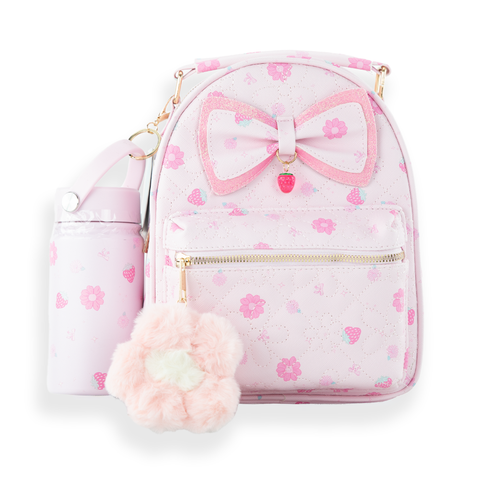 Strawberry Blossom Mini Backpack Set