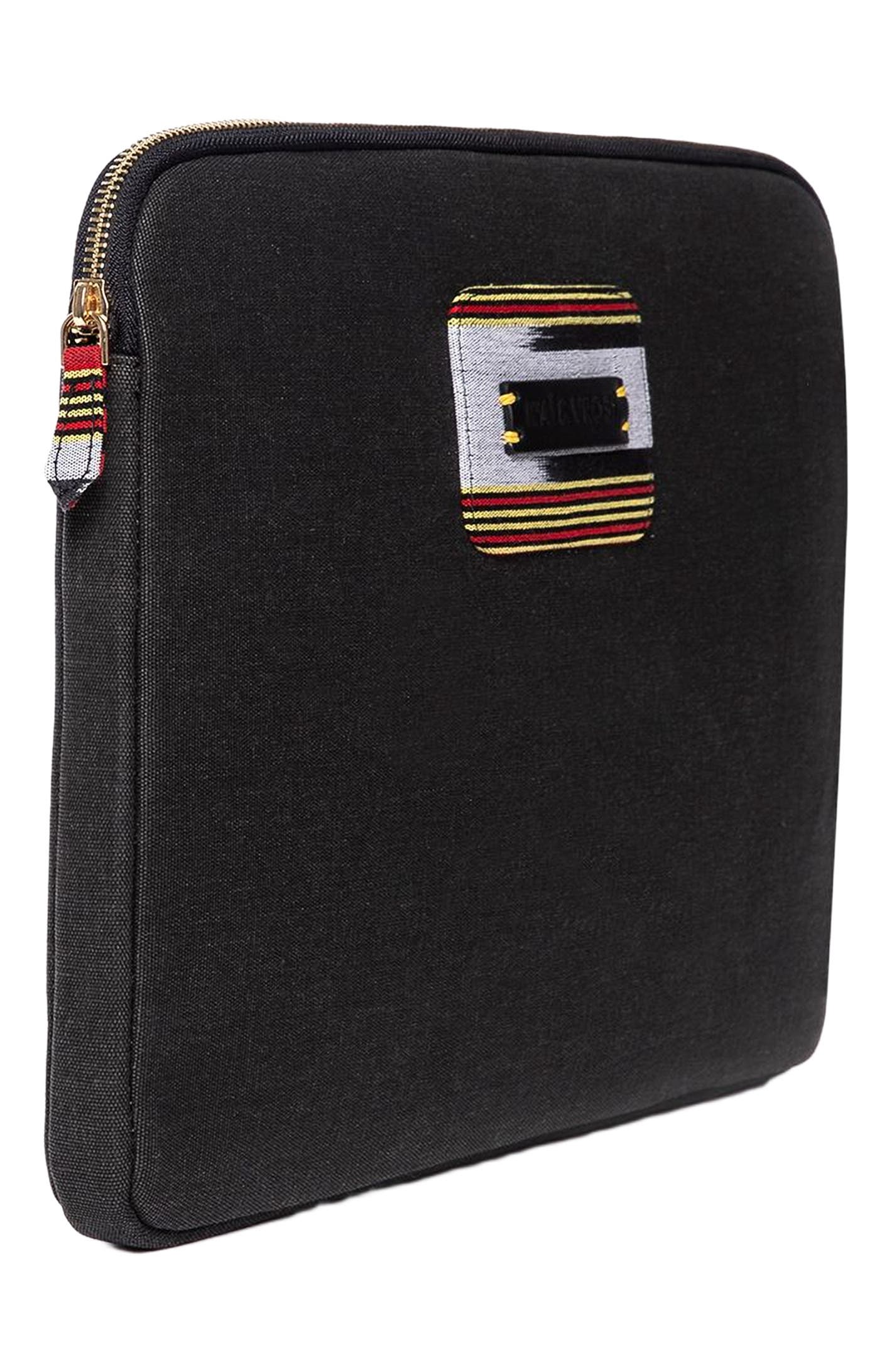 K
ai 
Vrosi Zipped Canvas Laptop Case - for 13", 14", Alternate, color, Black