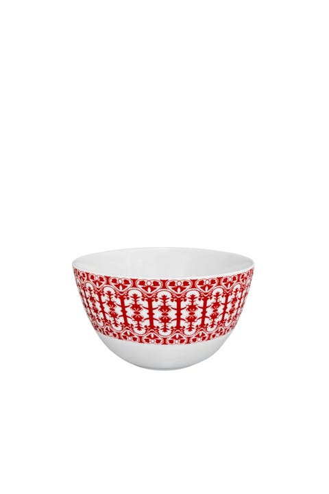 Casablanca Crimson Cereal Bowl  - Porcelain - Set 4