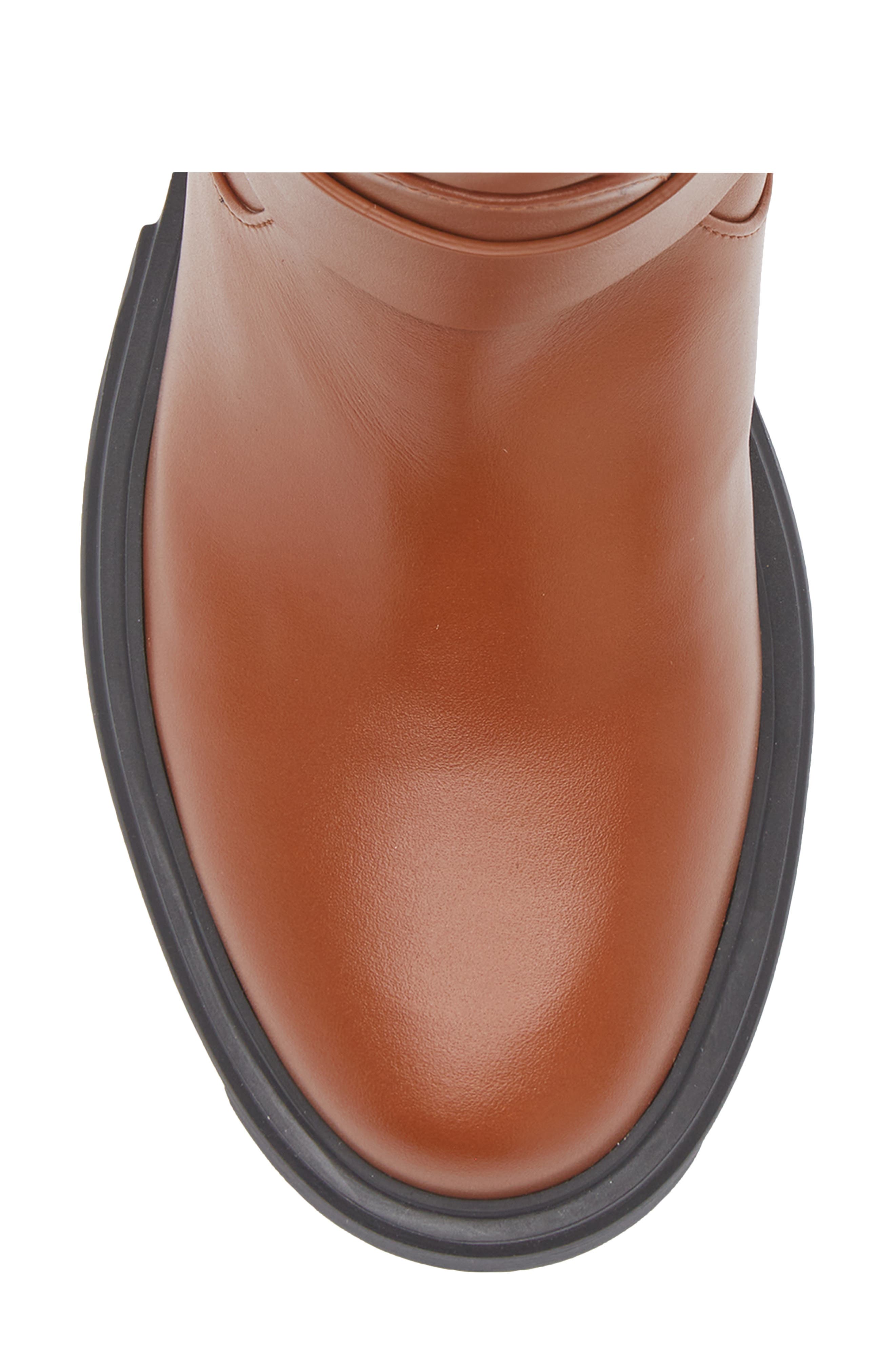 Stuart Weitzman Soho Moto Bootie, Alternate, color, Bridle Brown