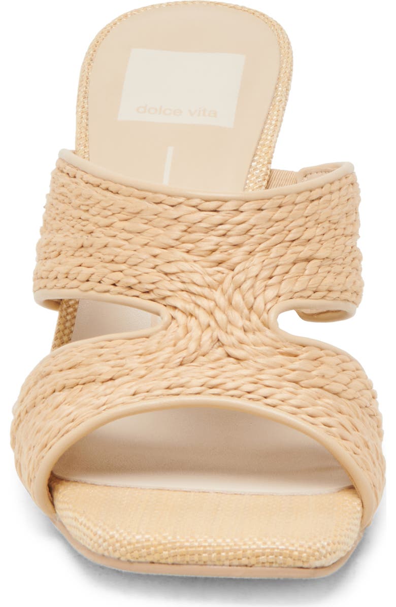 Dolce Vita Gitel Slide Sandal, Alternate, color, Light Natural Raffia