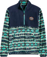 DARK SEAS Walter Fleece Quarter Zip Pullover