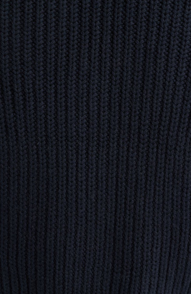 BOSS Horace Shawl Collar Ribbed Wool & Cashmere Cardigan, Alternate, color, Dark Blue