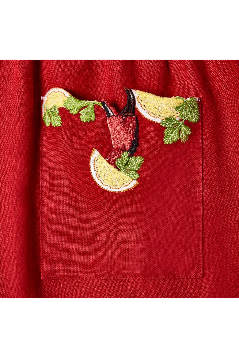 'Just a Pinch' Mini Shorts, Alternate, color, Red