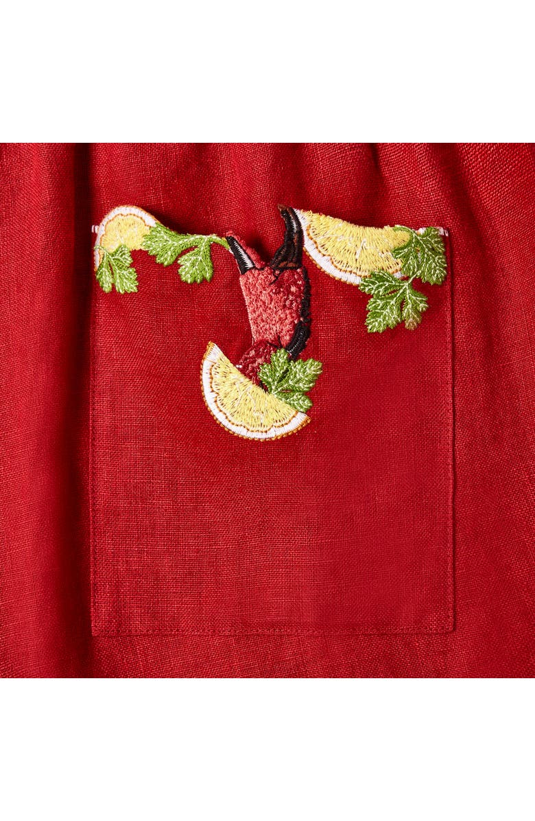 Tombolo 'Just a Pinch' Mini Shorts, Alternate, color, Red