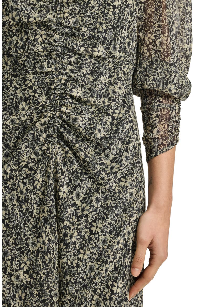 Derodeo Ruched Midi Dress, Alternate, color, OPEN MISC