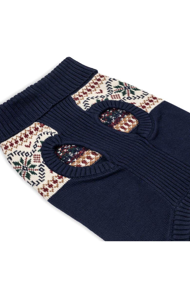 Hope & Henry Organic Fair Isle Dog Sweater, Alternate, color, Scottish Snowflake